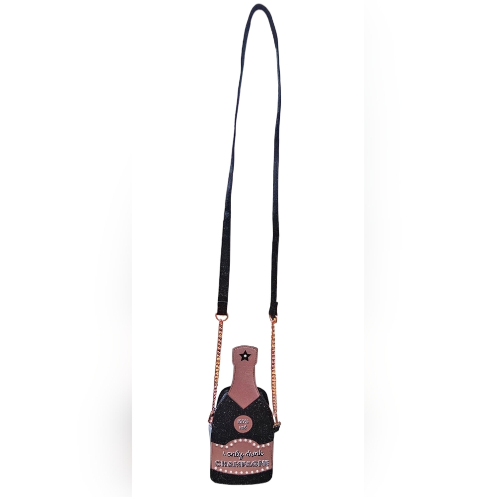 Black and Pink Crossbody Bag - Picture 3 of 8